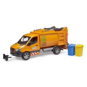 Bruder Sprinter de gunoi municipal Mercedes Benz si 2 pubele Bruder - 1